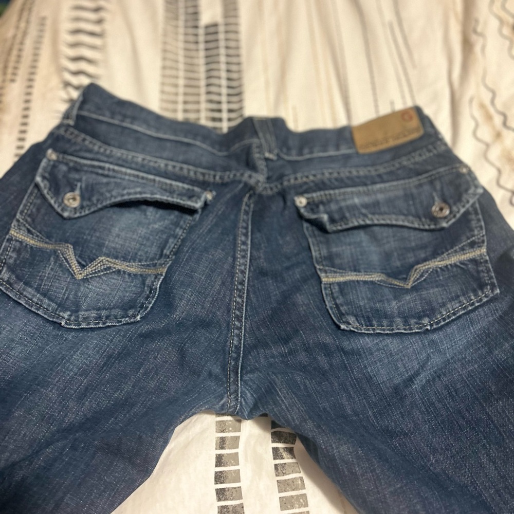 Guess Men's Bootcut Jeans - Dark Blue